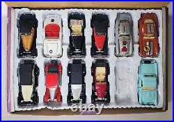 Vintage Rare Sunnyside Antique Classic Die-Cast Metal Model Cars 138, Set of 11