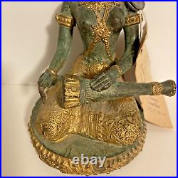 Vintage Rare Thai Bronze Statue With Original Tag