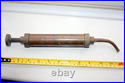 Vintage Rare Veteran Brass Lubrication Oiler Firewall Mounted Antique Vehicle