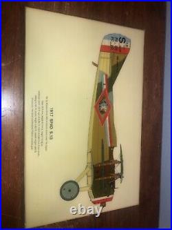 Vintage Rare WWI SPAD S. 13 Hispano Suiza 1917 Plaque Sign Art Artifact Antique