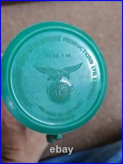 Vintage Rare antique advertising james bond 007 Eagle company flask tin