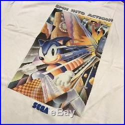 Vintage Sega Sonic The Hedgehog Spinball T Shirt Size XL 1993 USA Made RARE