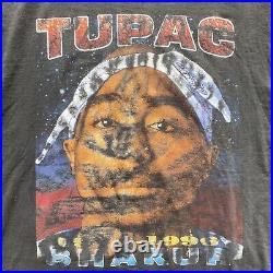 Vintage Single Stitch 2pac Tupac Shakur T Shirt Rap Tee 90s Biggie Graphic Rare