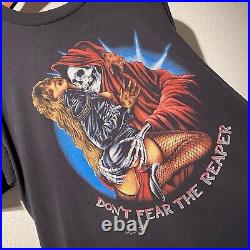 Vintage Sturgis Harley Eagle Don't Fear The Reaper Single Stitch Rare shirt XL