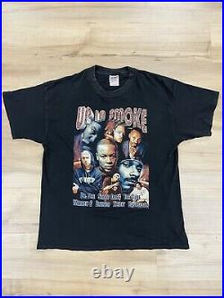 Vintage Up in Smoke Tour Shirt Eminem Snoop Dr Dre Ice Cube Rap Tee XL 2000 RARE