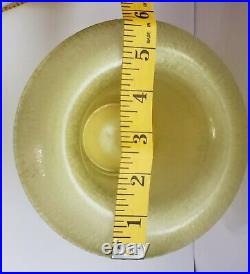 Vintage Vase Art Glass Rare Antique Collectible Studio Art Glass Yellow