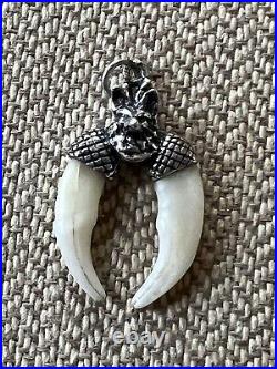 Vintage antique Rare 800 Silver German charm for hunting