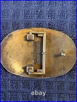 Vintage belt buckle rare 1977