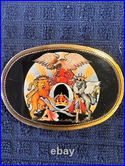 Vintage belt buckle rare 1977