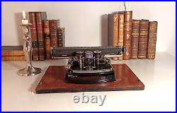 Vintage old 192x Gundka Frolio 7 index-typewriter. Very rare