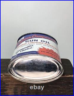 Vintage rare gun oil tin Palma compound (empty) since 1921 3 oz