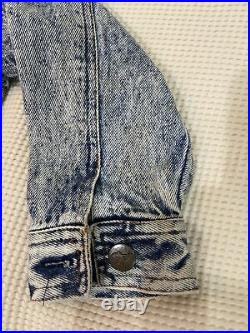 Vintage rare pee wee herman child's denim jacket with silk screen back
