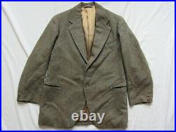 Vtg 30s 1936 Date Burberry's 2 Pc Button Fly Wool Suit Jacket & Pants 1930s RARE