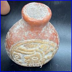 Wonderful Scarce Roman Era face Terracotta Rare bottle