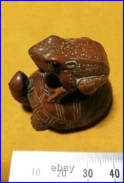 Wooden NETSUKE Okimono Japanese Antique Vintage Rare